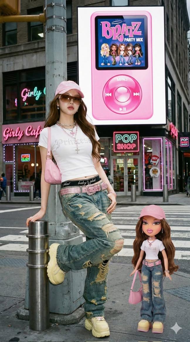 Y2K Street Style: A Flirty Bratz-Inspired Vibe