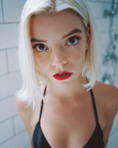 Vintage Film Portrait of Anya Taylor-Joy