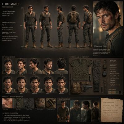Cinematic Character Design: A Film Production Approach