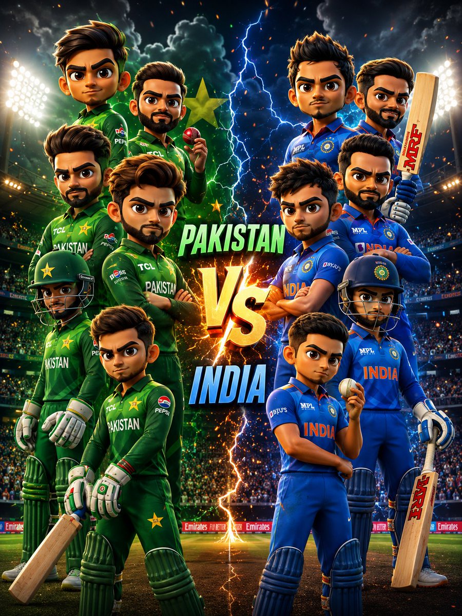 Epic Cricket Clash: Pakistan vs India Showdown