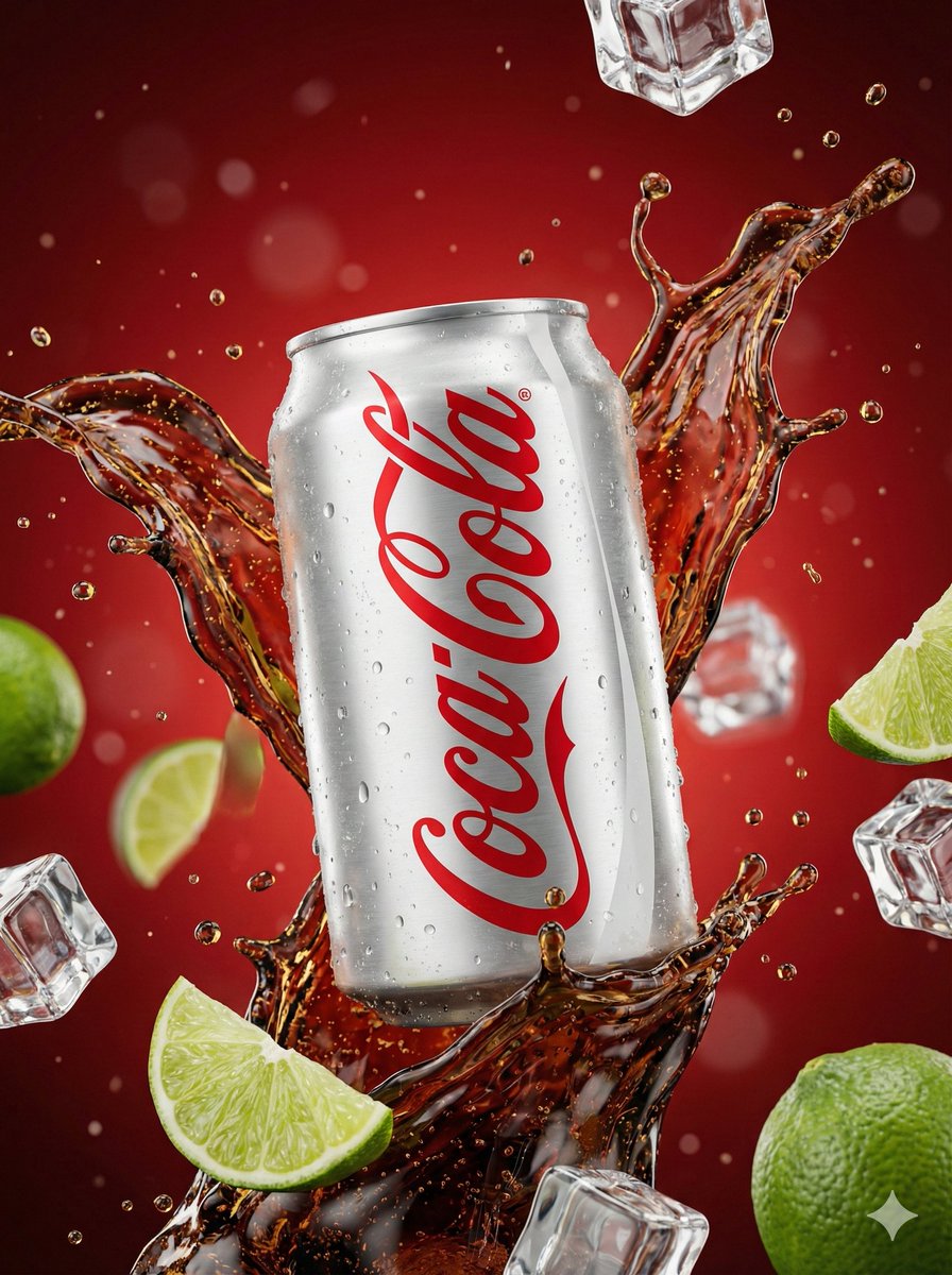 Epic Coca-Cola Splash: A Photorealistic Masterpiece
