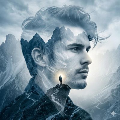 The Spirit of the Mountains: A Surreal Portrait