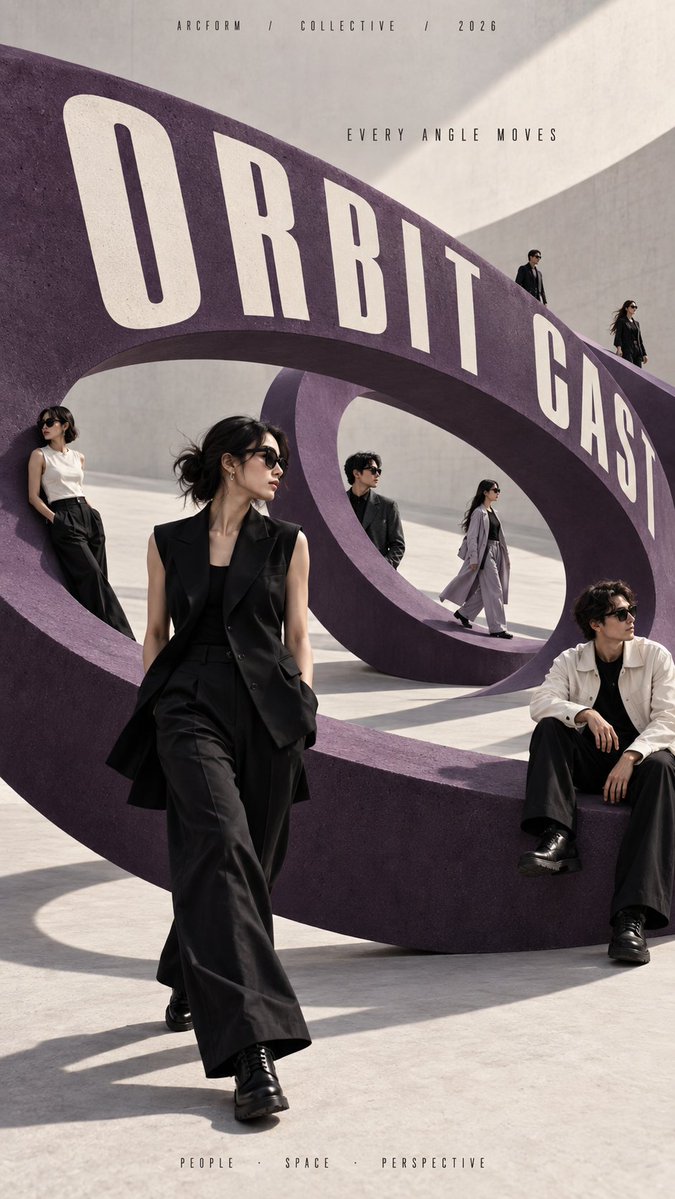 High-End Editorial Campaign Featuring Dynamic Movement Along Architectural Paths