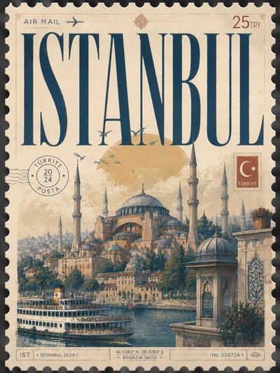 Elegance of Istanbul: A Modern Philatelic Tribute