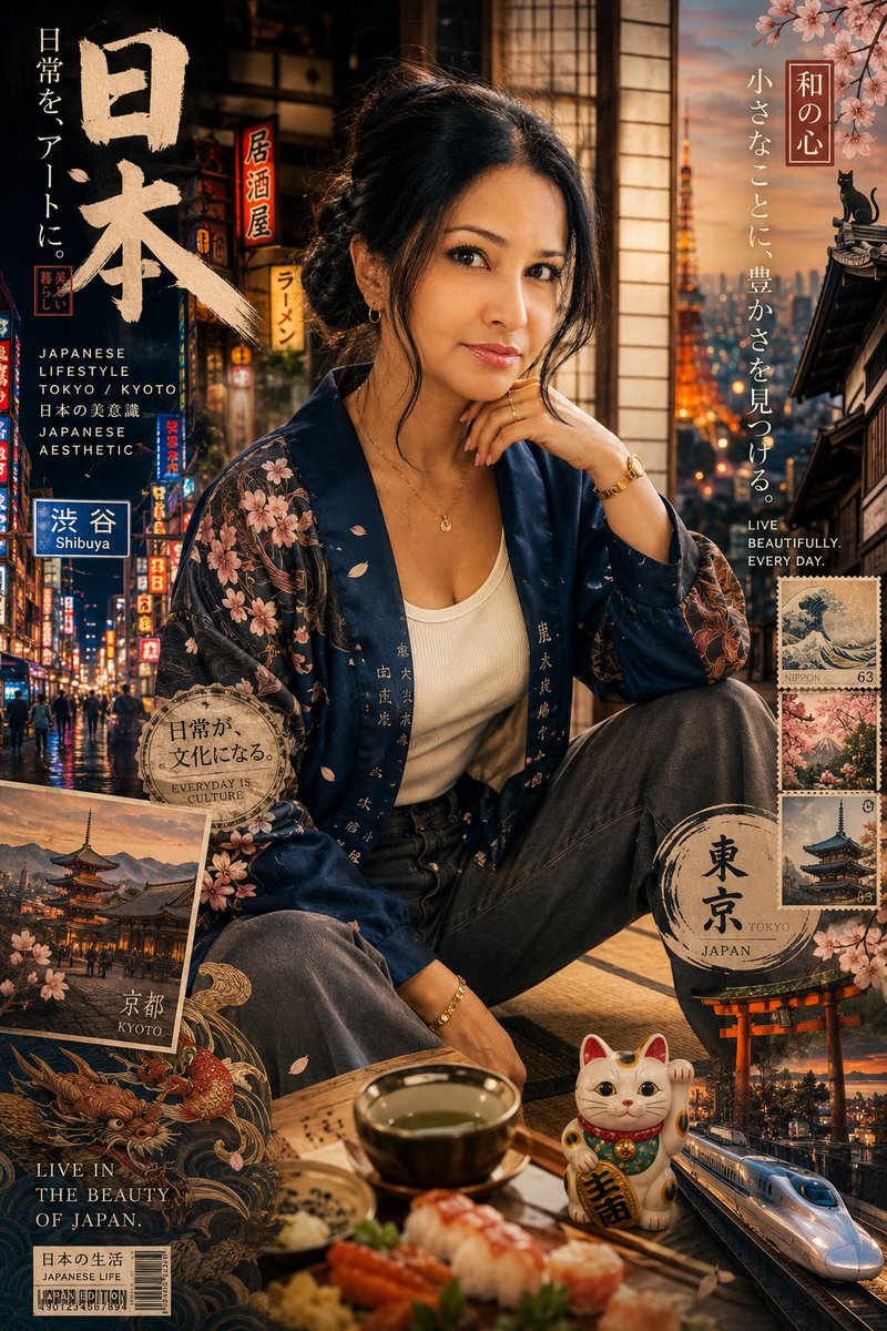 Urban Elegance: A Modern Japanese Lifestyle Portrait