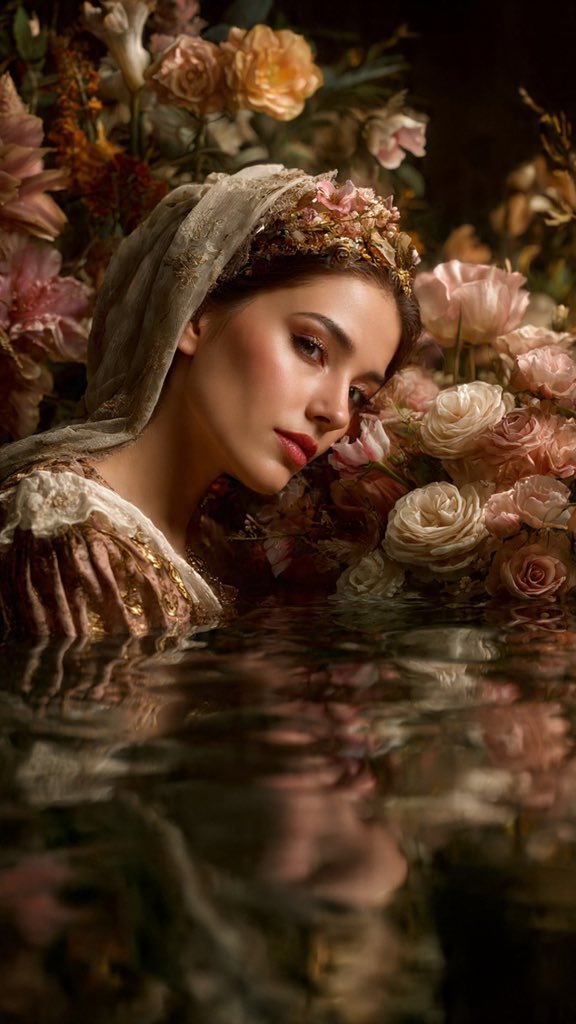 Ethereal Reflections: A Dreamlike Portrait