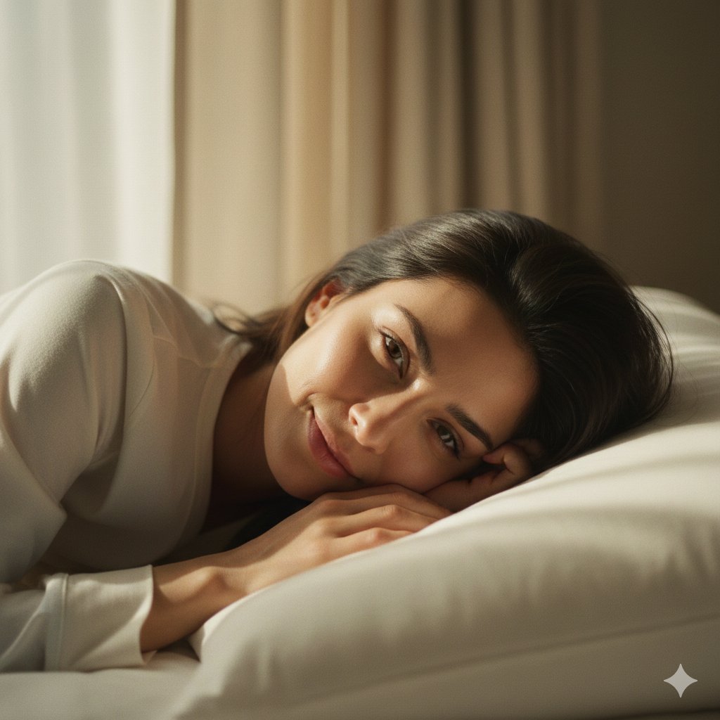 Serenity in Sunlight: A Dreamy Portrait