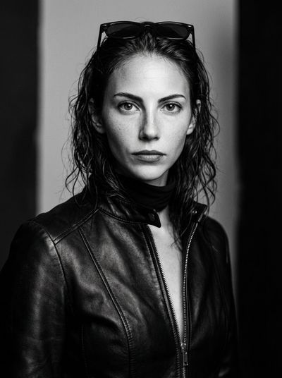 Monochrome Elegance: A Luxurious Portrait