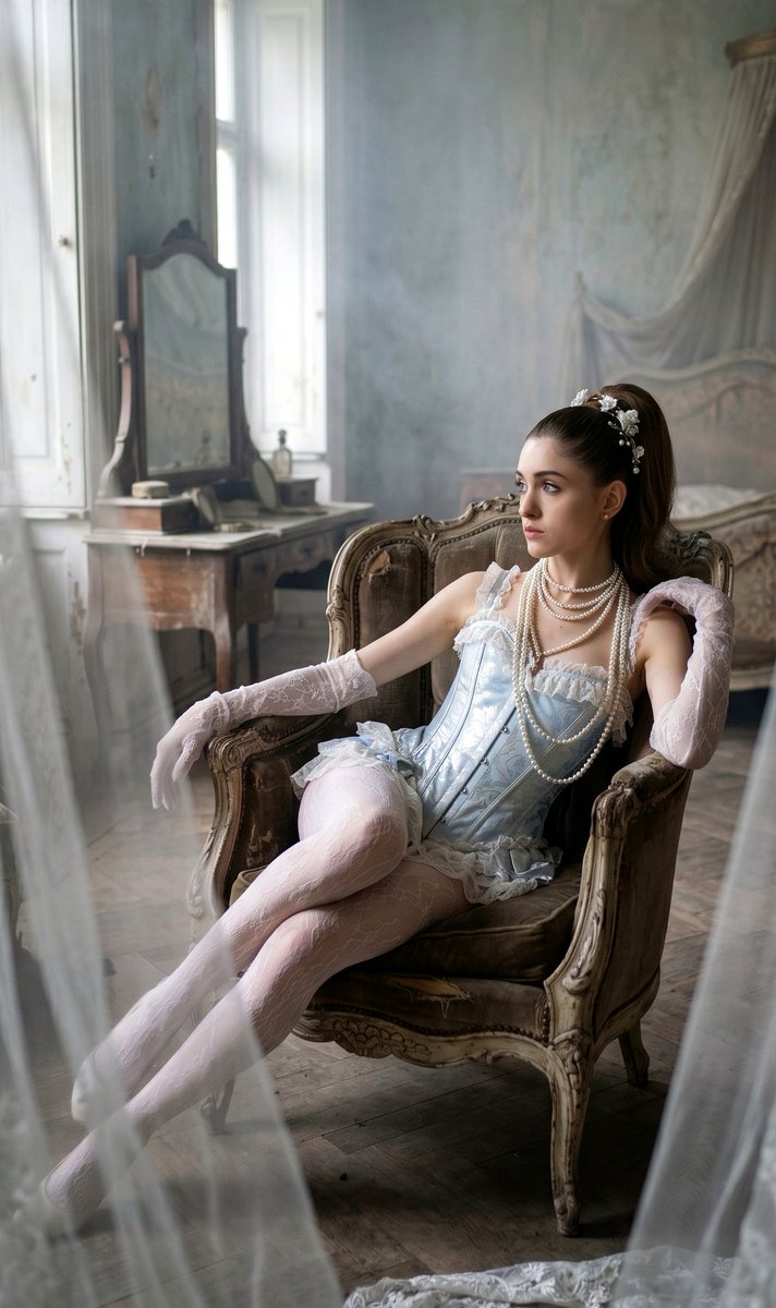 A Faded Elegance: A Portrait of Melancholy