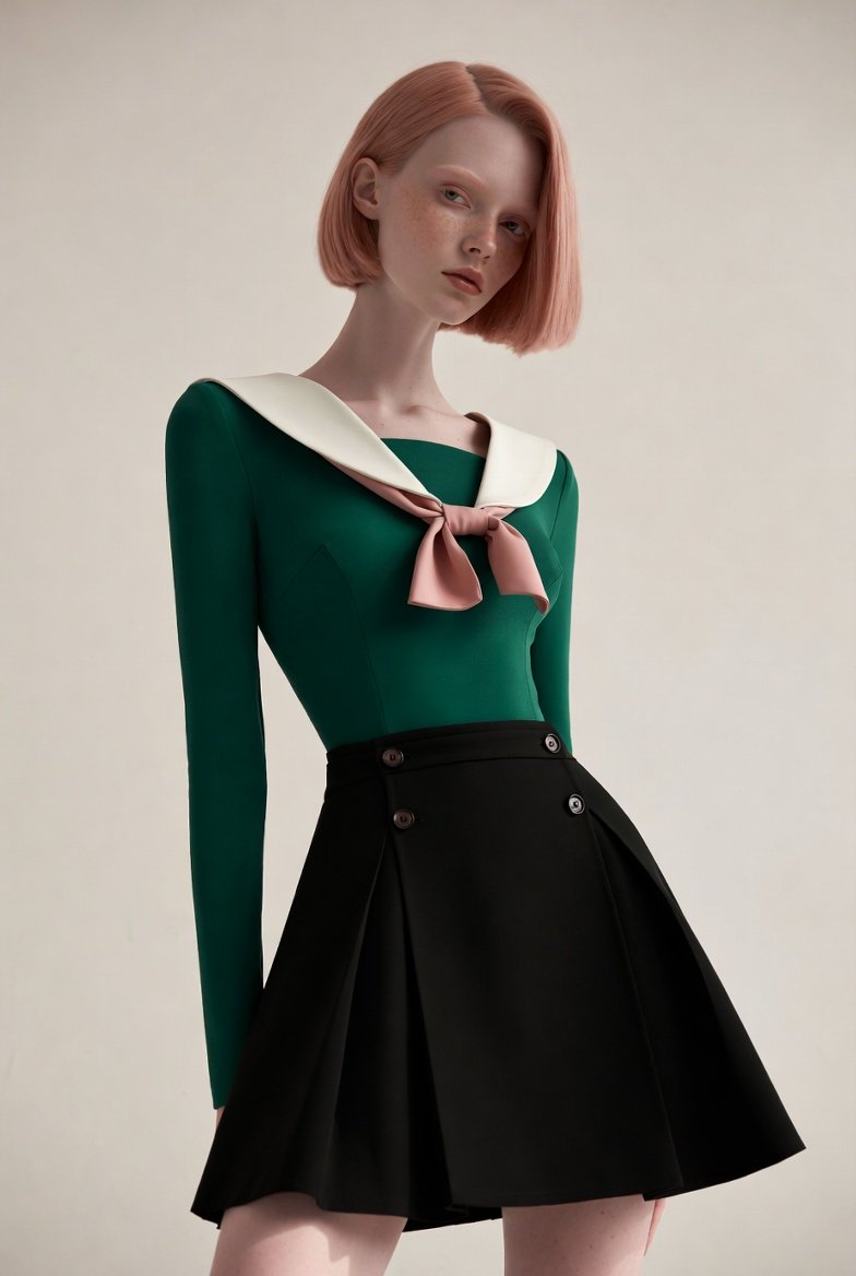 Elegant Authority: A Fashion Portrait of Introspective Strength