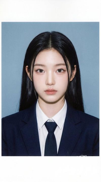 Realistic Portrait of a Young Woman in Formal Attire