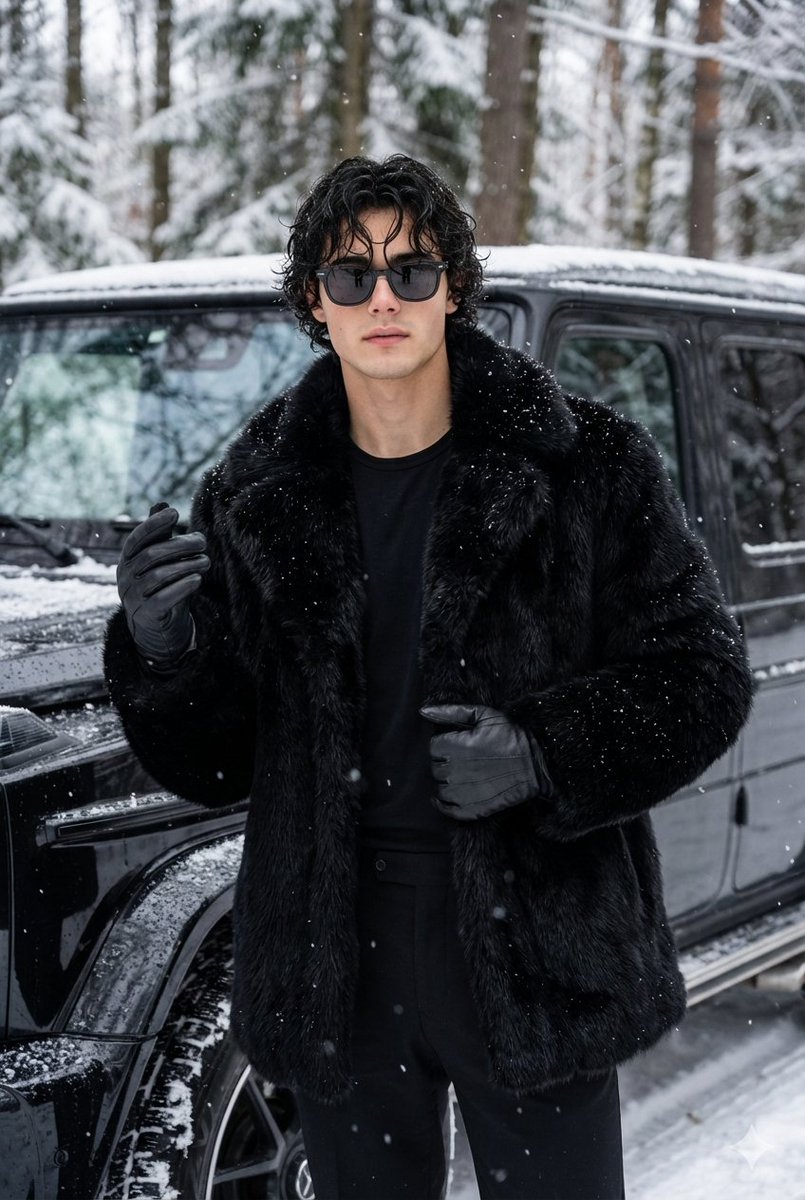Chic Winter Elegance: Stylish in Snow