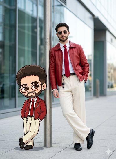 Urban Mirror: Real Meets Cartoon