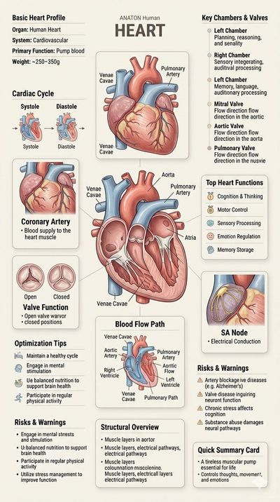 Dual Dynamics: Heart vs. Brain Infographic