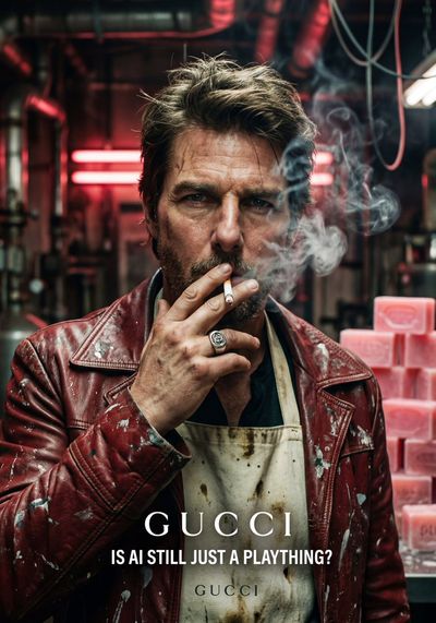 Tom Cruise in a Gritty Industrial World