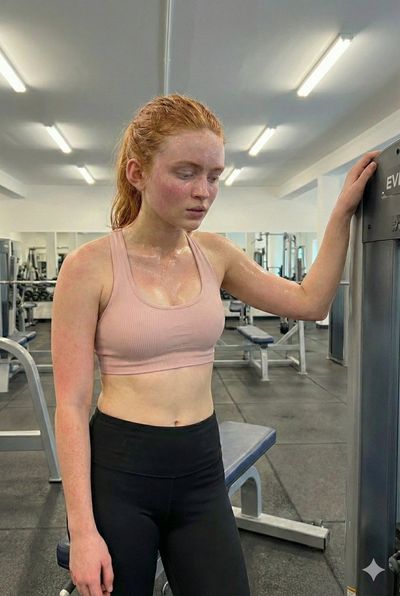 Sweaty Confidence: A Gym Selfie Moment