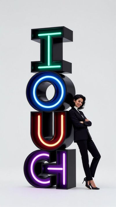 Sculptural Elegance: Fashion Meets Typography in Luxury