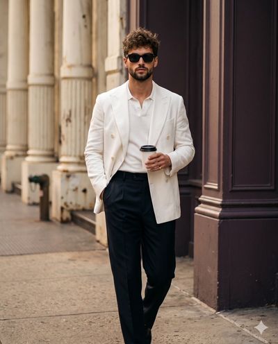 Urban Elegance: The Confident Commuter