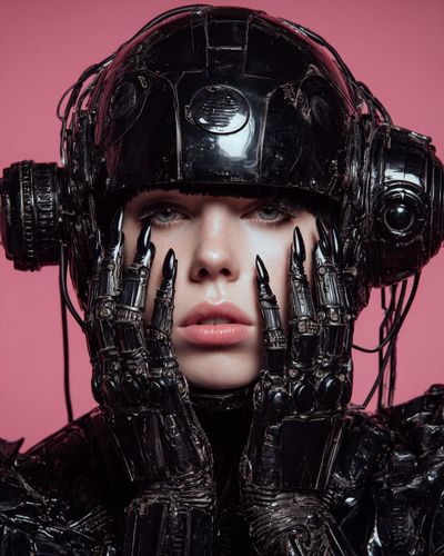 Cyberpunk Warrior: A Glimpse Into the Future