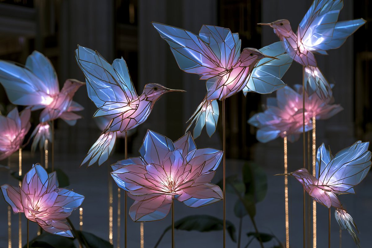 Illuminated Eden: The Quantum LED Garden
