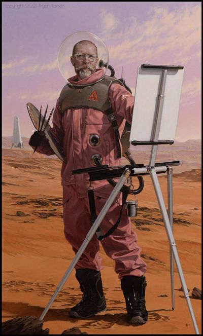 Timeless Reflection: A Martian Self-Portrait