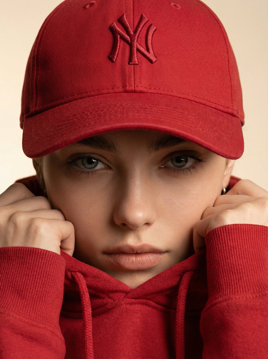 Bold Elegance: A Fashion Portrait in Red