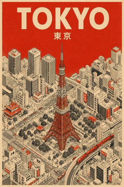 Timeless Charm of [CITY NAME]: A Mid-Century Travel Tribute