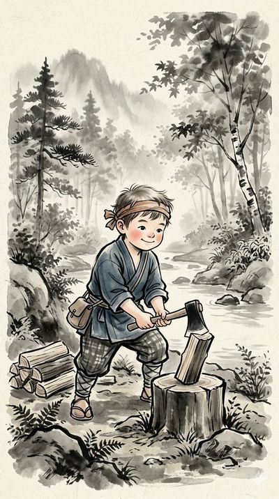Whispers of Childhood in Nature's Heart