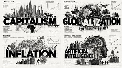 Monochrome plotter art subtracts Trinity fireball from Oppenheimer typography