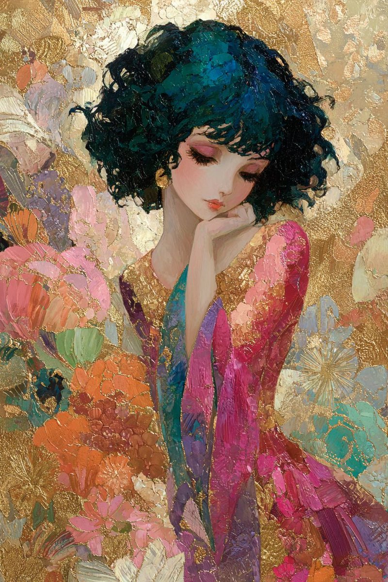 A Serene Beauty Amidst Blooming Colors