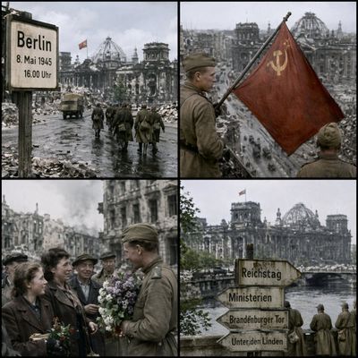 Historic Snapshot of Berlin, May 8, 1945