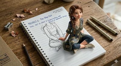 The Girl Who Stepped Out of the Page