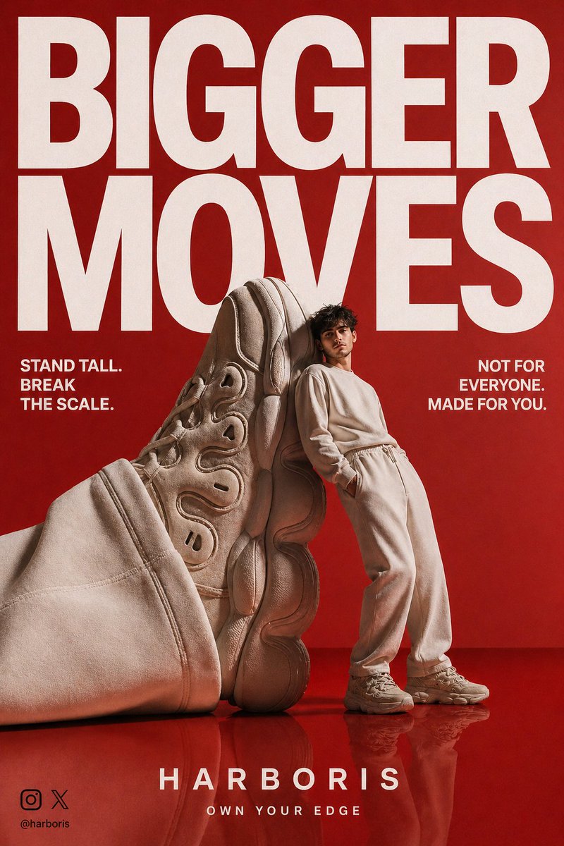 Monochrome Power: Giant Sneaker Meets Streetwear Icon