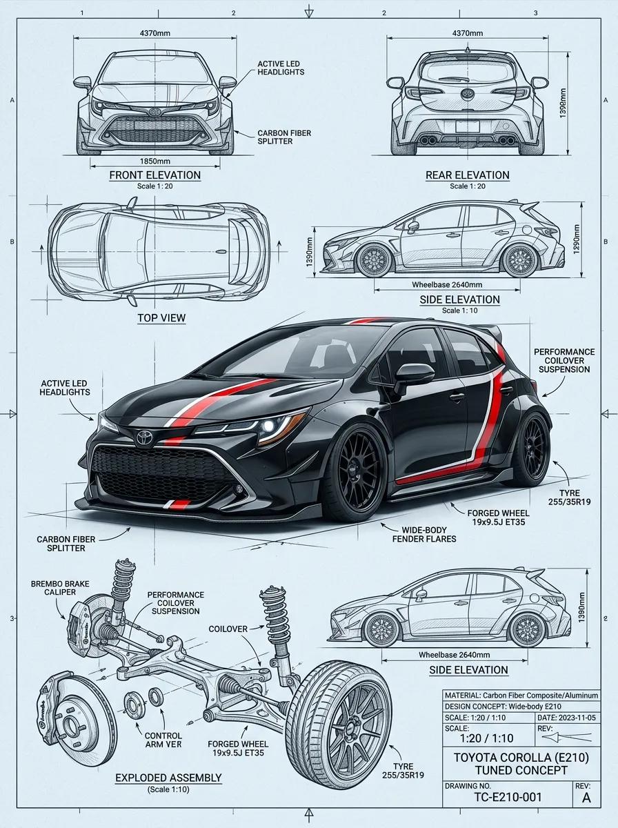 Precision Performance: The Next Level Hatchback Blueprint