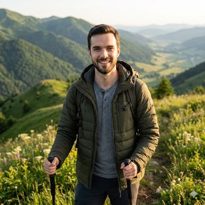 Confidence in the Mountains: Ultra-Realistic Portrait