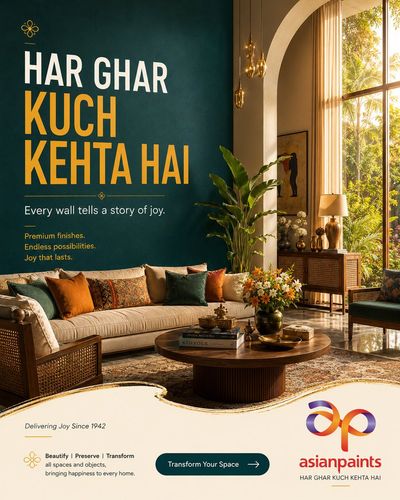 Transforming Spaces: Capturing Luxury in Asian Paints Campaign