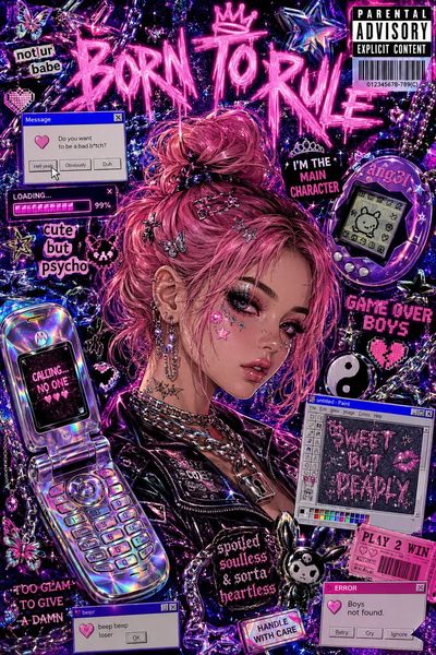 Y2K Baddie: A Digital Icon Reimagined