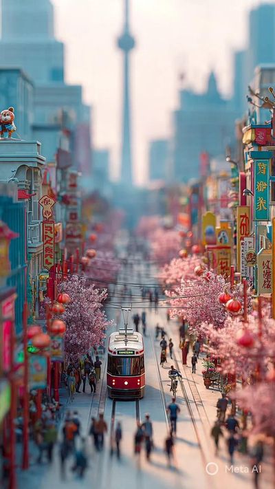 A Tiny Urban Dreamscape: Cinematic City in Motion