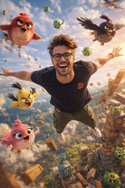 Soaring Amidst Angry Birds Chaos