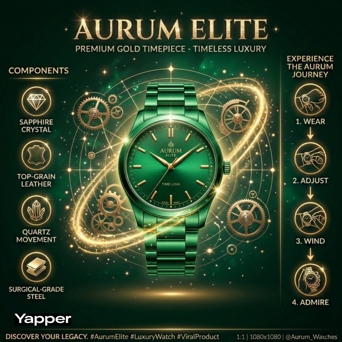 AURUM ELITE: The Pinnacle of Timepiece Luxury