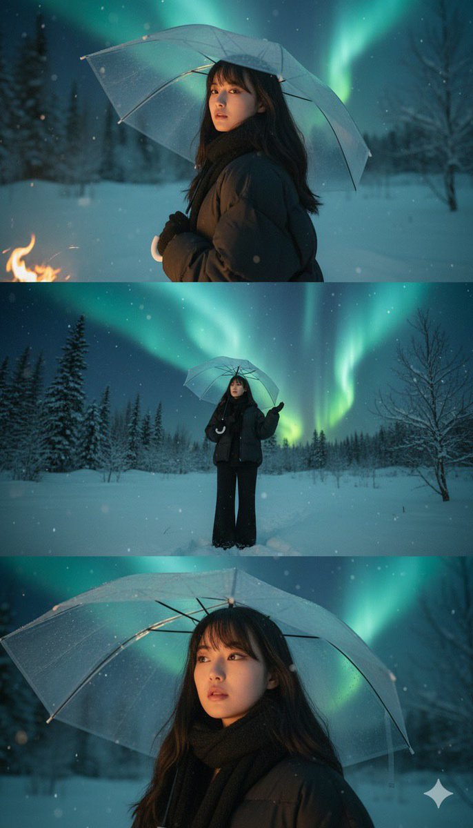 Echoes of Solitude: A Winter Triptych Journey