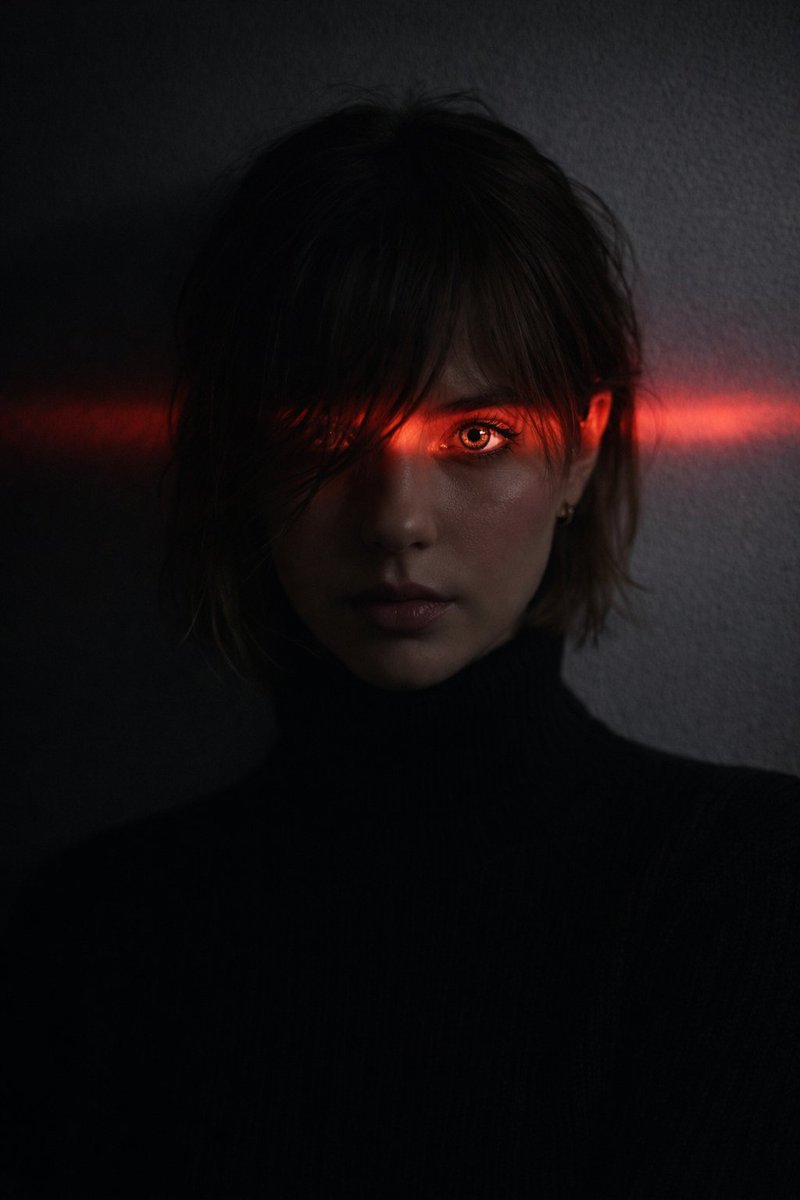 Cinematic Intensity: A Bold Portrait