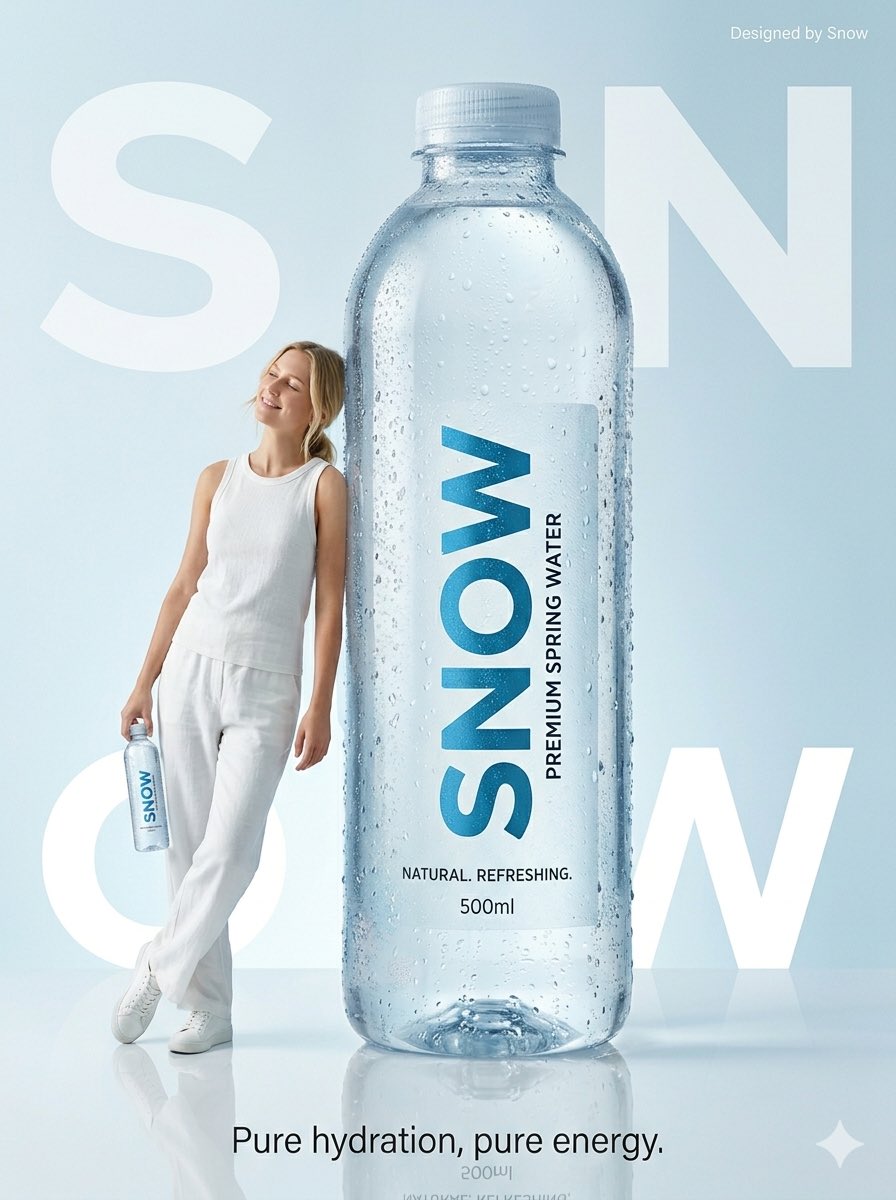 Refreshing Luxury: The SNOW Water Bottle