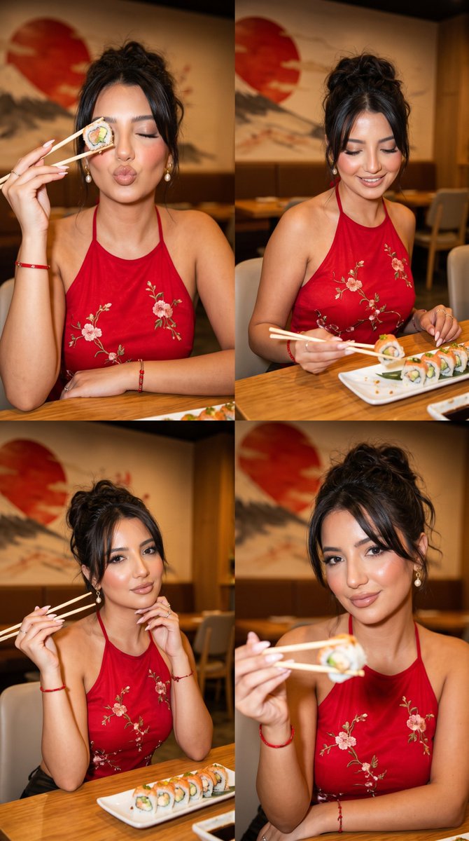 Sushi Date Night: Playful Fashion in Every Bite