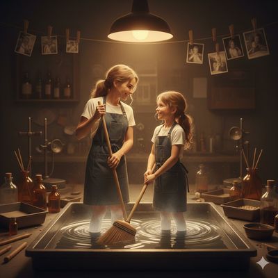 Luminous Memories: A Darkroom Bond