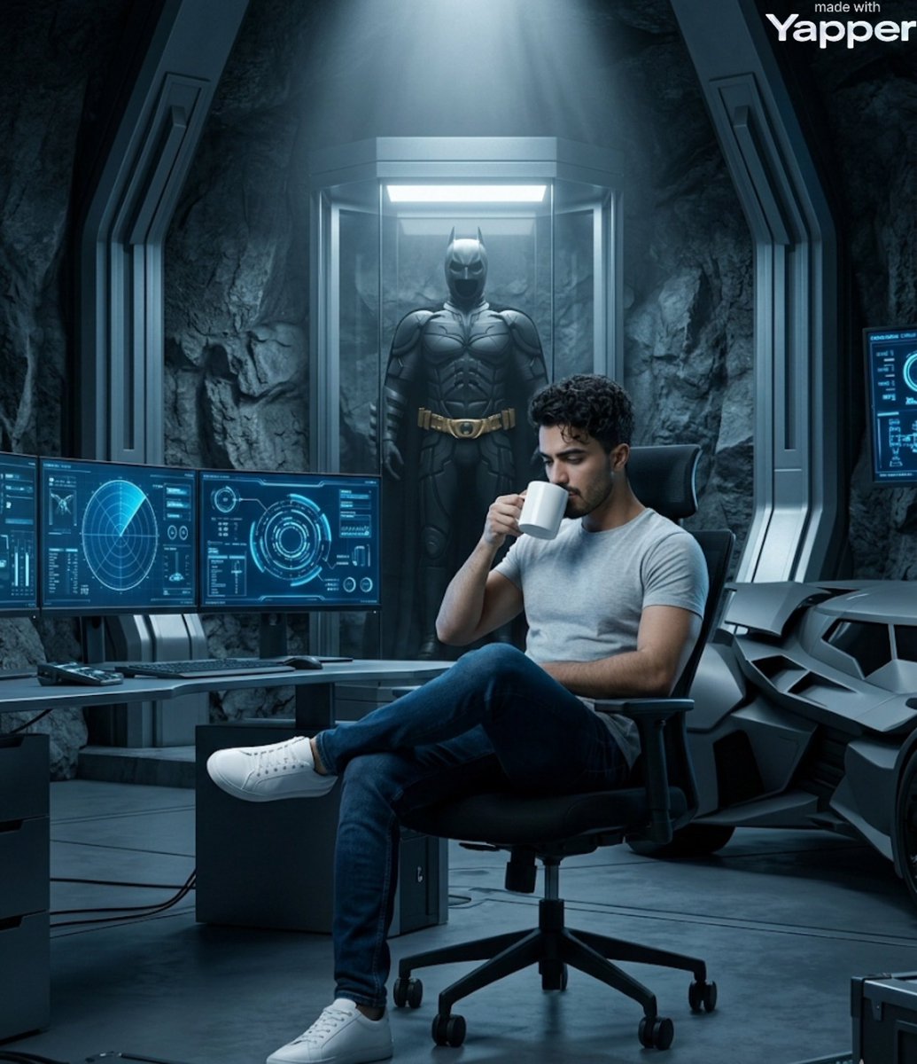 A Cinematic Shot in the Batcave: Hyper-Realistic Tech Lab Vibes