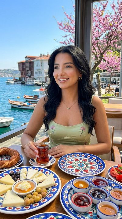 A Morning Feast by the Bosphorus
