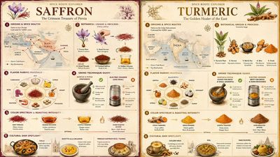 The Rich Heritage of Saffron and Turmeric Explored