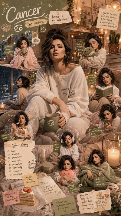Cozy Cancer Aesthetic: A Dreamy Bedroom Scene