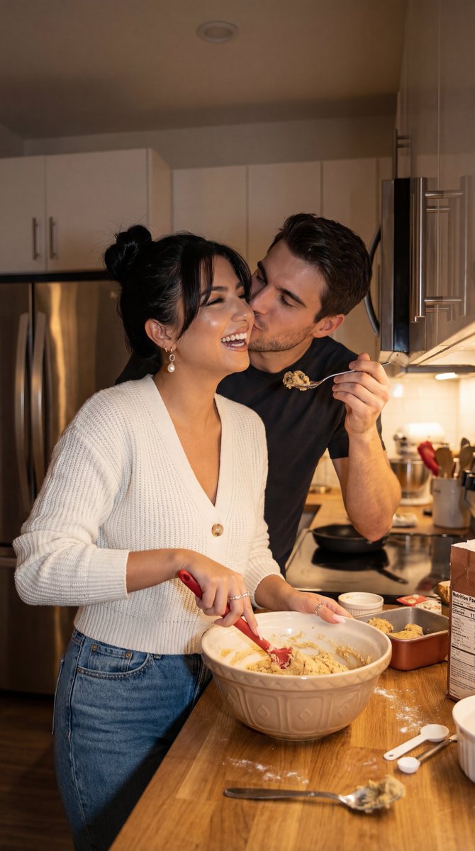 Warm Moments in a Cozy Kitchen